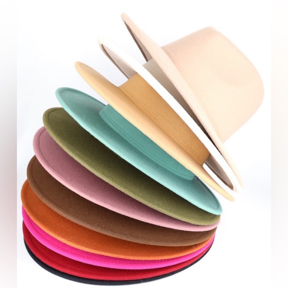 Stylish Women's Fedora Hat - Multiple Colors